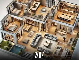 تصاميم فلل حديثة من الداخل والخارج